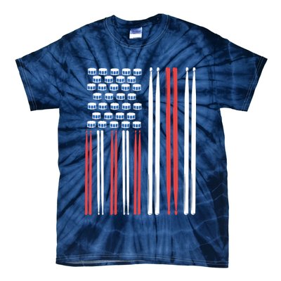 Drum Sticks Shirts Drummer Gift Drumming Percussion Tie-Dye T-Shirt