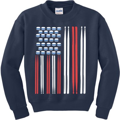 Drum Sticks Shirts Drummer Gift Drumming Percussion Kids Sweatshirt