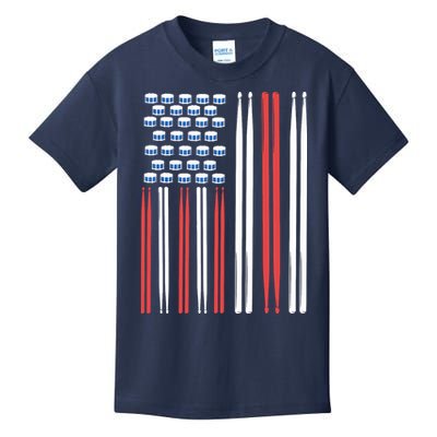 Drum Sticks Shirts Drummer Gift Drumming Percussion Kids T-Shirt