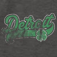 Detroit Shamrock St. Patrick's Day Saint Paddy's Irish Gift Vector Backpack