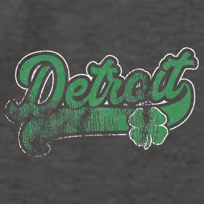 Detroit Shamrock St. Patrick's Day Saint Paddy's Irish Gift Vector Backpack