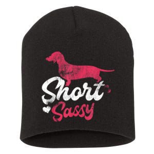 Dachshund Short Sassy Weiner Dog Puppy Pet Short Acrylic Beanie