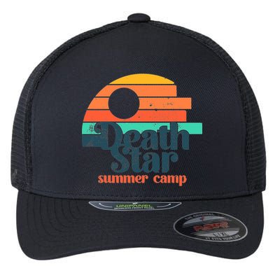 Death Star Summer Camp Funny Summer Vibes Flexfit Unipanel Trucker Cap