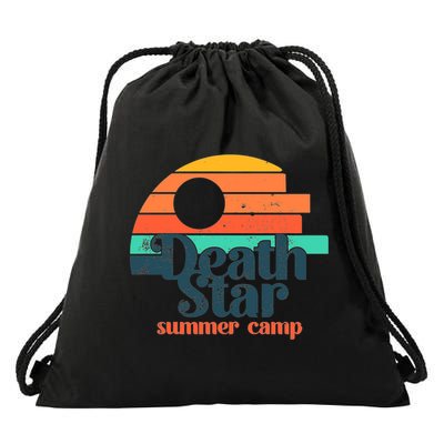 Death Star Summer Camp Funny Summer Vibes Drawstring Bag