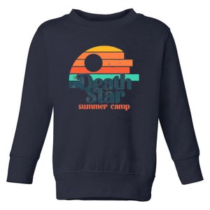 Death Star Summer Camp Funny Summer Vibes Toddler Sweatshirt