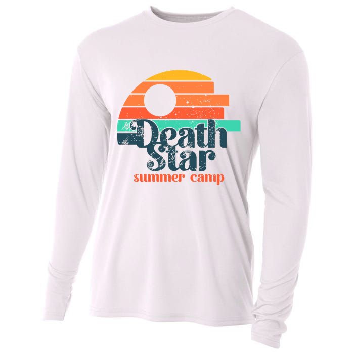 Death Star Summer Camp Funny Summer Vibes Cooling Performance Long Sleeve Crew