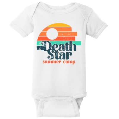 Death Star Summer Camp Funny Summer Vibes Baby Bodysuit