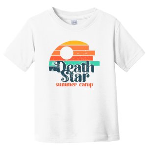 Death Star Summer Camp Funny Summer Vibes Toddler T-Shirt