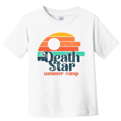 Death Star Summer Camp Funny Summer Vibes Toddler T-Shirt