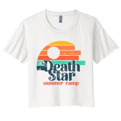 Death Star Summer Camp Funny Summer Vibes Crop Top