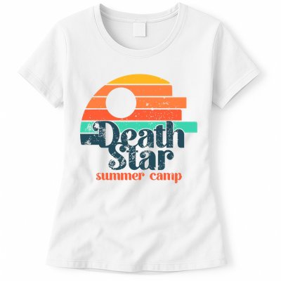 Death Star Summer Camp Funny Summer Vibes Womens T-Shirt