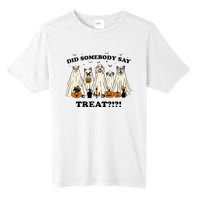 Did Somebody Say Treat Ghost Dogs Lovers Halloween Costume Tall Fusion ChromaSoft Performance T-Shirt