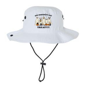 Did Somebody Say Treat Ghost Dogs Lovers Halloween Costume Legacy Cool Fit Booney Bucket Hat