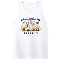 Did Somebody Say Treat Ghost Dogs Lovers Halloween Costume PosiCharge Competitor Tank