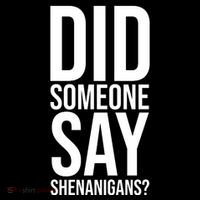 Did Someone Say Shenanigans Funny St Patricks Day Stripe Pom Pom Beanie