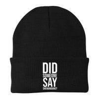 Did Someone Say Shenanigans Funny St Patricks Day Beanie