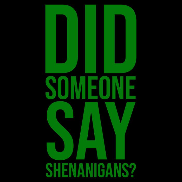 Did Someone Say Shenanigans Funny St Patricks Day 16oz Travel Tumbler