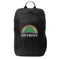 Detroit Shamrock St. Patrick's Day Rainbow Saint Paddy's City Backpack