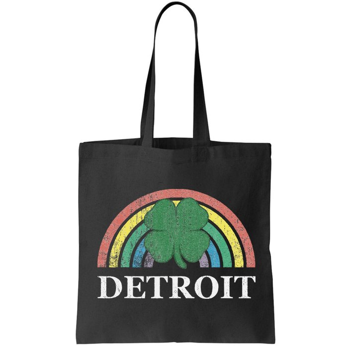 Detroit Shamrock St. Patrick's Day Rainbow Saint Paddy's Bag