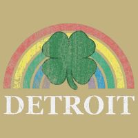 Detroit Shamrock St. Patrick's Day Rainbow Saint Paddy's Hoodie