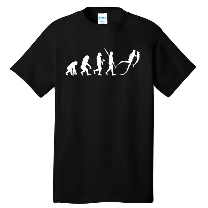 Diving Snorkelling Spearfishing Evolution Tall T-Shirt