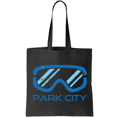 Distressed Ski & Snowboard Goggle Park City Utah Bag