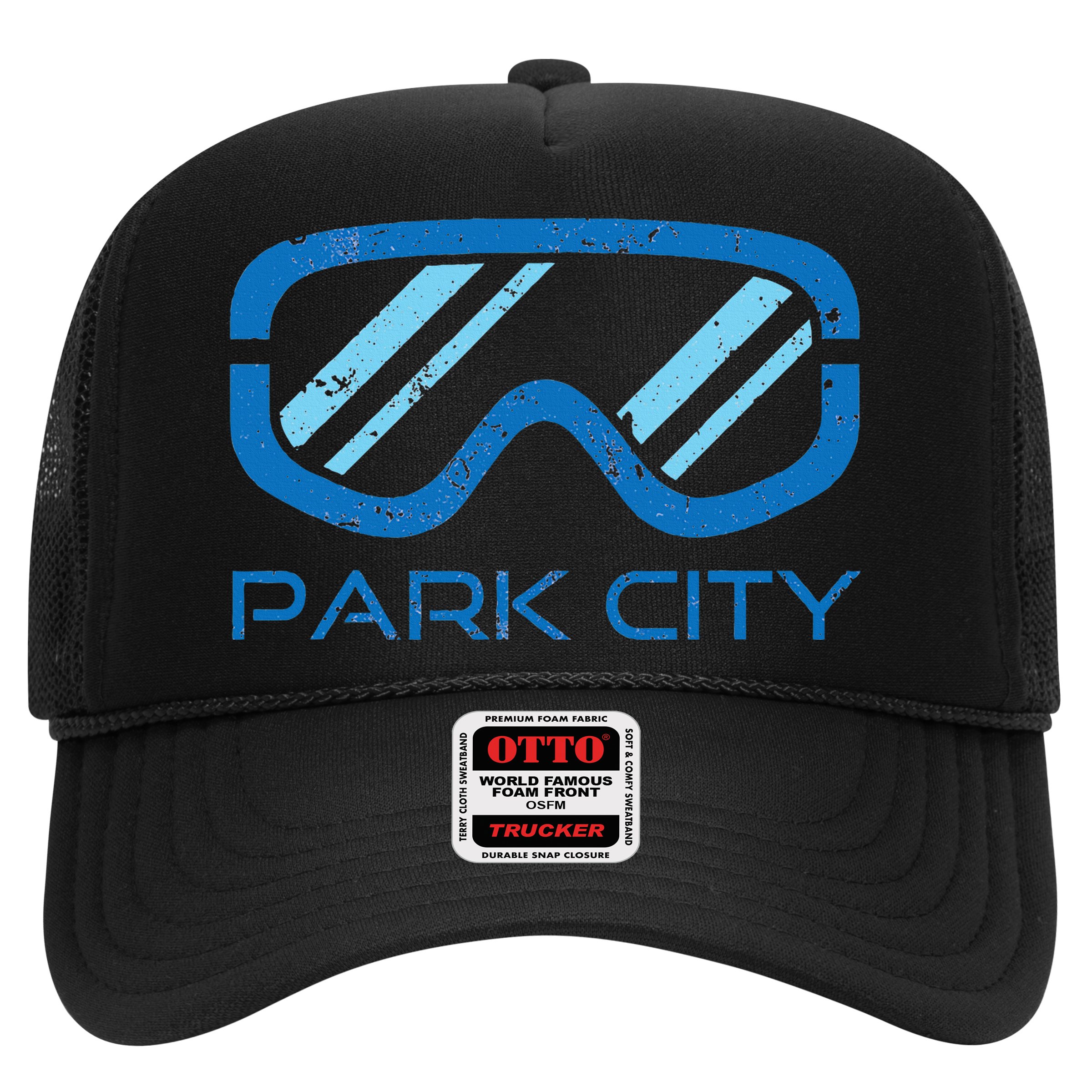 Distressed Ski & Snowboard Goggle Park City Utah Hat