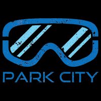 Distressed Ski & Snowboard Goggle Park City Utah Zip Tote Bag