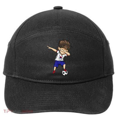 Dabbing Soccer  South Korea Jersey Shirt Korean Football 7-Panel Snapback Hat