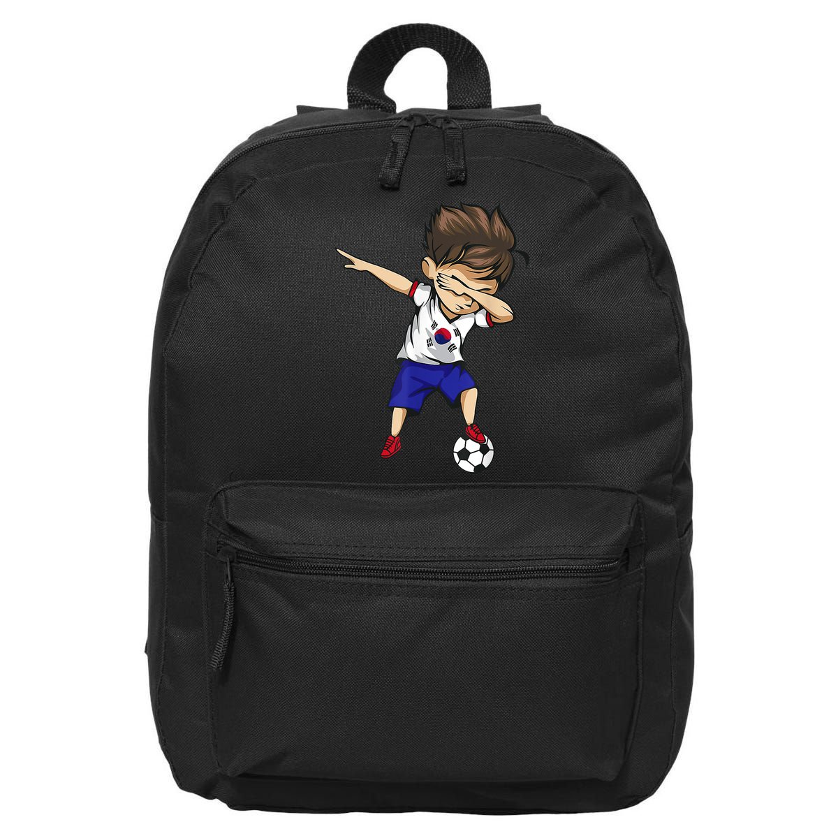 Dabbing Soccer  South Korea Jersey Shirt Korean Football 16 in Basic Backpack
