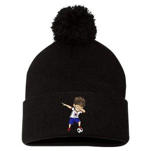 Dabbing Soccer  South Korea Jersey Shirt Korean Football Pom Pom 12in Knit Beanie