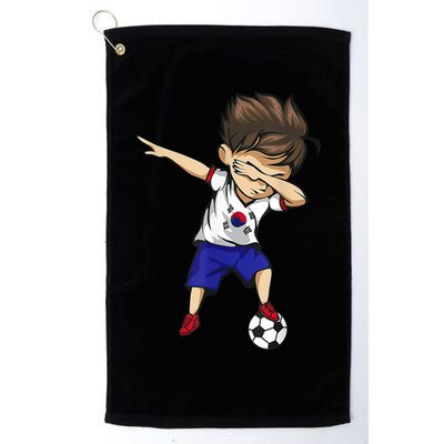 Dabbing Soccer  South Korea Jersey Shirt Korean Football Golf Towel