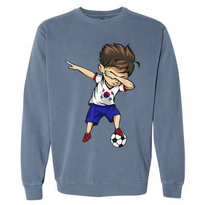 Dabbing Soccer  South Korea Jersey Shirt Korean Football Garment-Dyed Sweatshirt