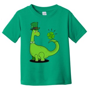 Dinosaur Shamrock St Patrick's Day Toddler T-Shirt