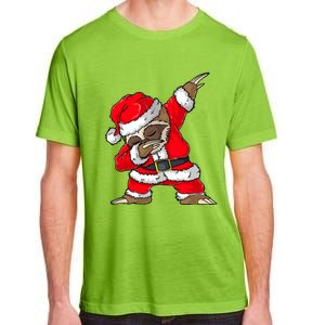 Dabbing Santa Sloth Merry Slothmas Christmas Pajama Adult ChromaSoft Performance T-Shirt