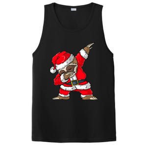 Dabbing Santa Sloth Merry Slothmas Christmas Pajama PosiCharge Competitor Tank