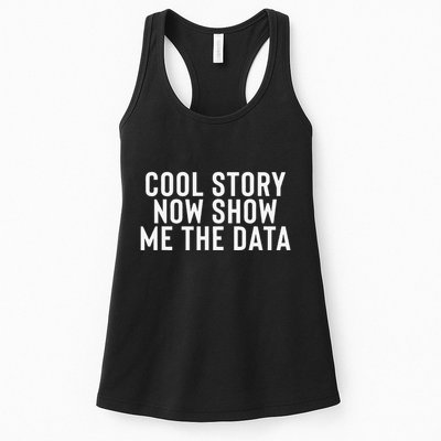 Data Science Statistics Analyst Finance Researchers Engineer Women's Racerback Tank