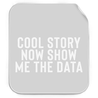 Data Science Statistics Analyst Finance Researchers Engineer Permanent Decal Sticker