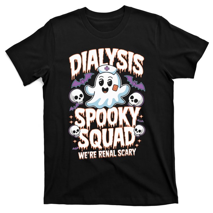 Dialysis Spooky Squad WeRe Renal Scary Nurse Halloween T-Shirt