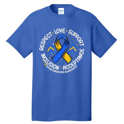 Down Syndrome Support Down Syndrome Awareness Tall T-Shirt