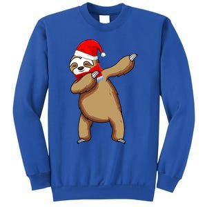 Dabbing Santa Sloth Christmas Pajama Merry Slothmas Cool Gift Sweatshirt