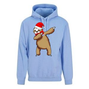 Dabbing Santa Sloth Christmas Pajama Merry Slothmas Cool Gift Unisex Surf Hoodie