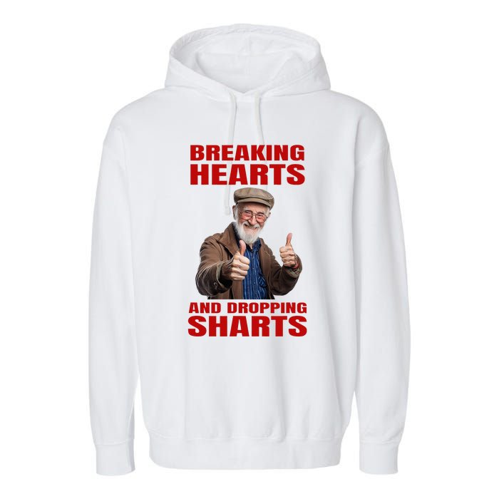 Dropping Sharts Sharted Sharting Inappropriate Embarrassing Garment-Dyed Fleece Hoodie