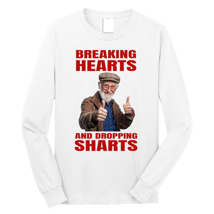 Dropping Sharts Sharted Sharting Inappropriate Embarrassing Long Sleeve Shirt