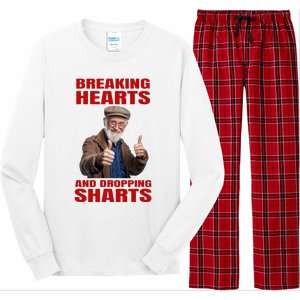 Dropping Sharts Sharted Sharting Inappropriate Embarrassing Long Sleeve Pajama Set