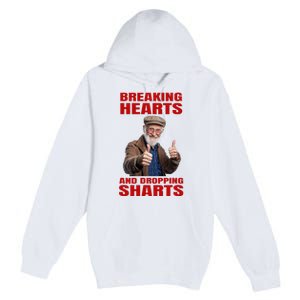 Dropping Sharts Sharted Sharting Inappropriate Embarrassing Premium Pullover Hoodie