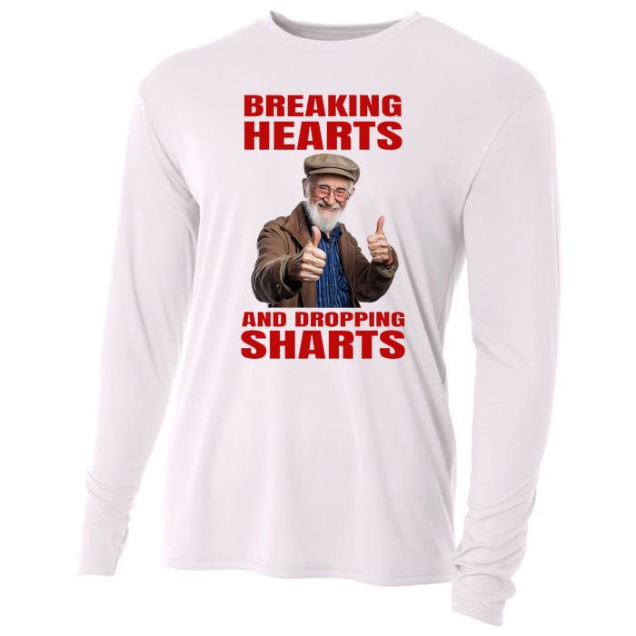 Dropping Sharts Sharted Sharting Inappropriate Embarrassing Cooling Performance Long Sleeve Crew