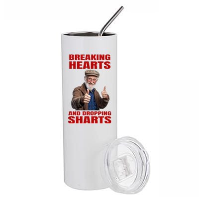 Dropping Sharts Sharted Sharting Inappropriate Embarrassing Stainless Steel Tumbler