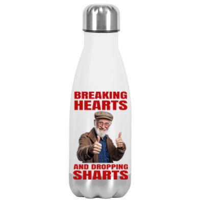 Dropping Sharts Sharted Sharting Inappropriate Embarrassing Stainless Steel Insulated Water Bottle