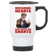 Dropping Sharts Sharted Sharting Inappropriate Embarrassing Stainless Steel Travel Mug